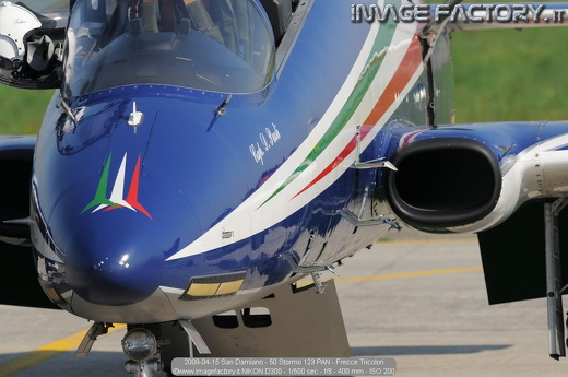 2009-04-15 San Damiano - 50 Stormo 123 PAN - Frecce Tricolori